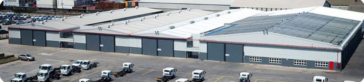 Aerial view of the 607B Chevrolet Street warehouse