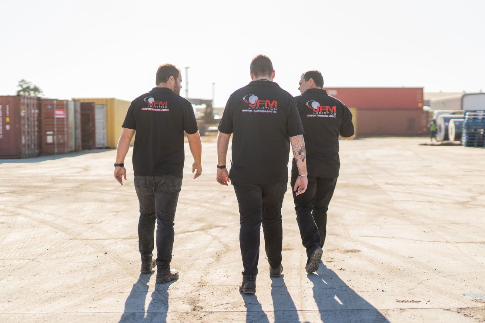 JFM directors at the depot