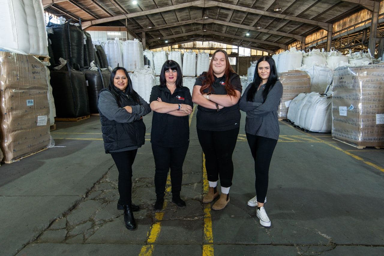JFM colleagues on the warehouse floor