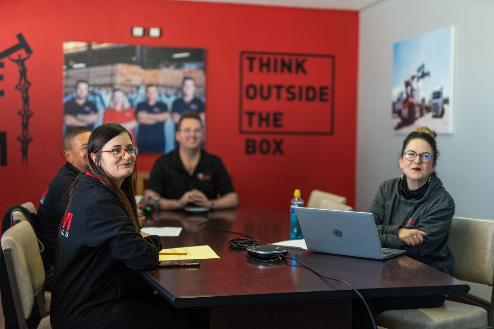 The JFM team in the boardroom